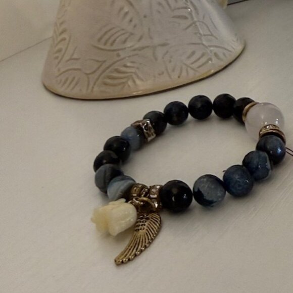 Park Lane "Get Lucky" Bracelet – Beaded Stretch Bracelet with Charms - Picture 4 of 4